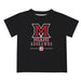 Miami Ohio RedHawks Vive La Fete Soccer V1 Black Short Sleeve Tee Shirt