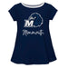 Monmouth Hawks Vive La Fete Girls Game Day Short Sleeve Navy Top with School Mascot and Name - Vive La Fête - Online Apparel Store
