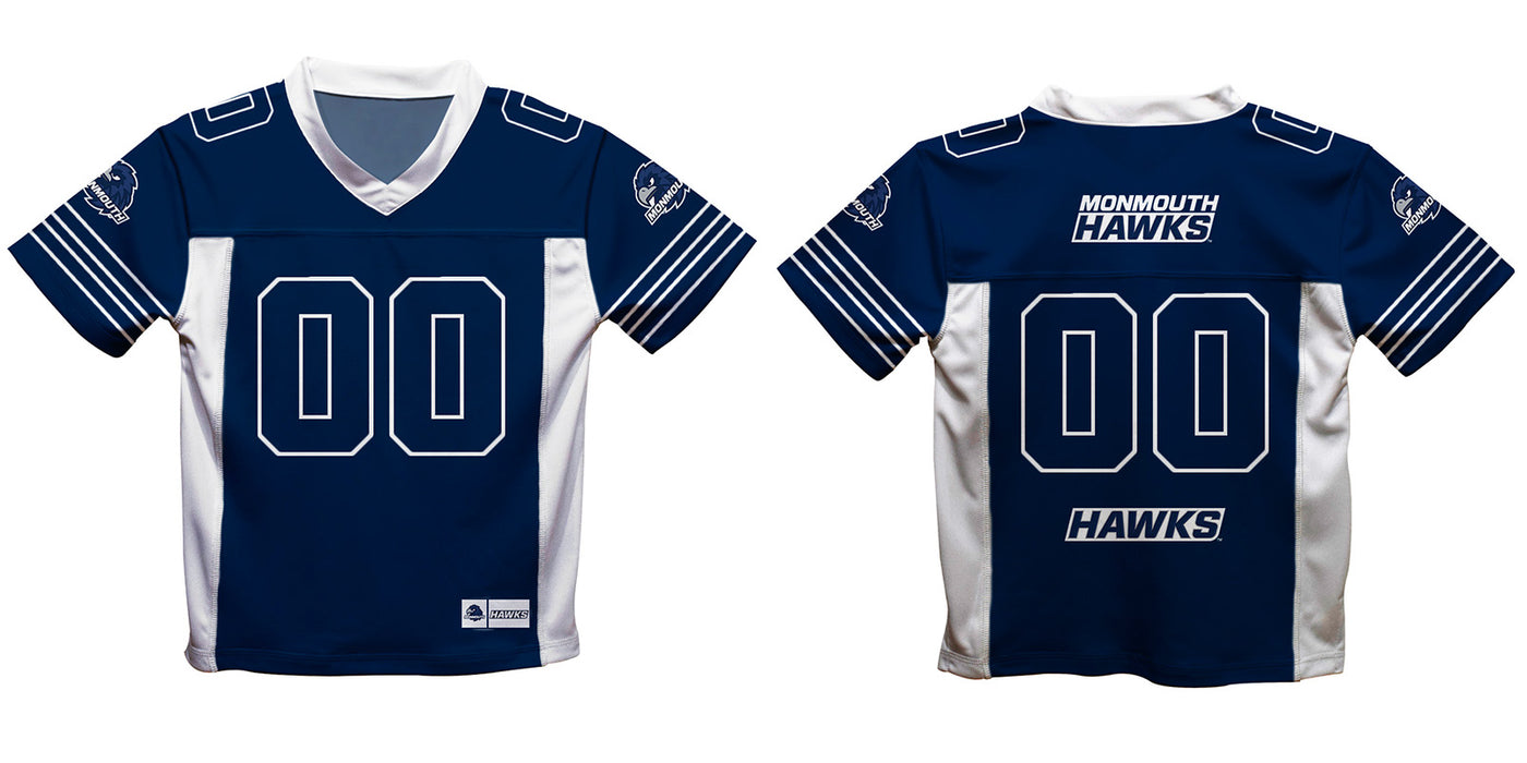 Monmouth Hawks Vive La Fete Game Day Navy Boys Fashion Football T-Shirt - Vive La Fête - Online Apparel Store