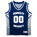 Monmouth Hawks Vive La Fete Game Day Navy Boys Fashion Basketball Top