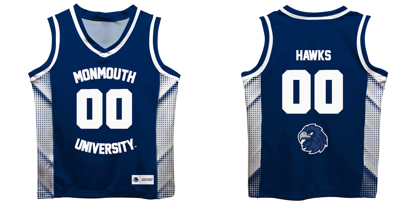 Monmouth Hawks Vive La Fete Game Day Navy Boys Fashion Basketball Top - Vive La Fête - Online Apparel Store