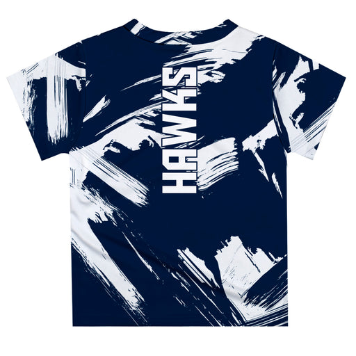 Monmouth Hawks Vive La Fete Boys Game Day Navy Short Sleeve Tee Paint Brush - Vive La Fête - Online Apparel Store