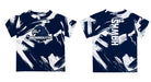 Monmouth Hawks Vive La Fete Boys Game Day Navy Short Sleeve Tee Paint Brush - Vive La Fête - Online Apparel Store