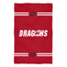 Minnesota State Dragons Vive La Fete Game Day Absorvent Premium Red Beach Bath Towel 51 x 32" Mascot and Stripes" - Vive La Fête - Online Apparel Store