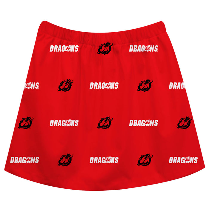 Minnesota State Dragons Skirt Red All Over Logo - Vive La Fête - Online Apparel Store