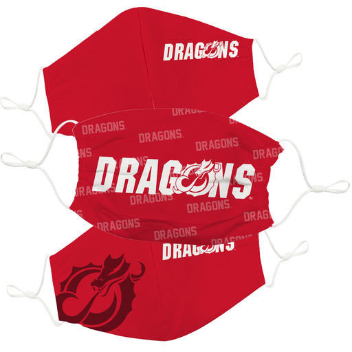 Minnesota State Dragons Face Mask Red Set of Three - Vive La Fête - Online Apparel Store