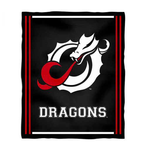 Minnesota State Dragons Vive La Fete Kids Game Day Black Plush Soft Minky Blanket 36 x 48 Mascot