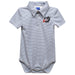 Minnesota State Dragons Embroidered Gray Stripe Knit Polo Onesie