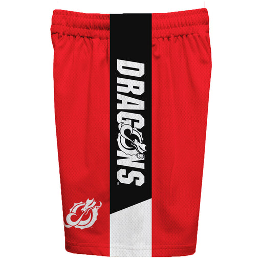 Minnesota State Dragons Vive La Fete Game Day Red Stripes Boys Solid Black Athletic Mesh Short - Vive La Fête - Online Apparel Store