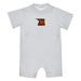 Morgan State Bears Embroidered White Knit Short Sleeve Boys Romper