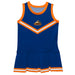 Morgan State Bears Vive La Fete Game Day Blue Sleeveless Cheerleader Dress