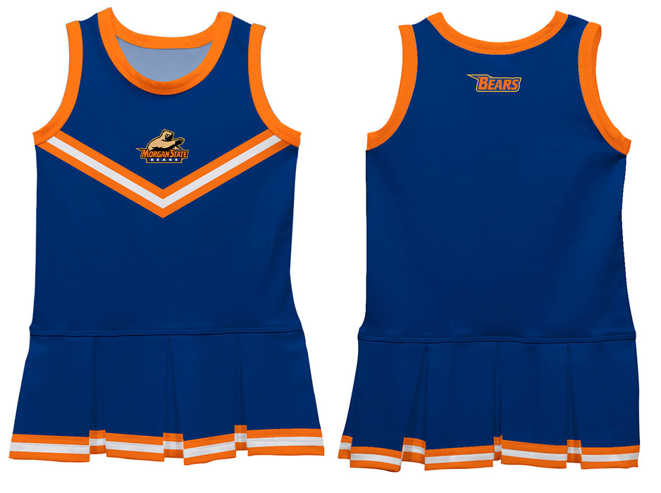 Morgan State Bears Vive La Fete Game Day Blue Sleeveless Cheerleader Dress - Vive La Fête - Online Apparel Store