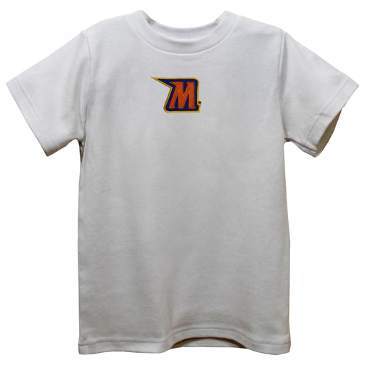 Morgan State Bears Embroidered White Short Sleeve Boys Tee Shirt