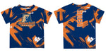 Morgan State Bears Vive La Fete Boys Game Day Blue Short Sleeve Tee Paint Brush - Vive La Fête - Online Apparel Store