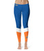 Morgan State Bears Vive La Fete Game Day Collegiate Ankle Color Block Women Blue Orange Yoga Leggings