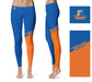 Morgan State Bears Vive La Fete Game Day Collegiate Leg Color Block Women Blue Orange Yoga Leggings - Vive La Fête - Online Apparel Store