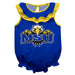 Morehead State Eagles Blue Sleeveless Ruffle Onesie Logo Bodysuit by Vive La Fete