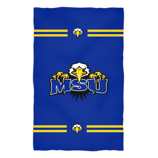 Morehead State Eagles Vive La Fete Game Day Absorvent Premium Blue Beach Bath Towel 51 x 32" Logo and Stripes" - Vive La Fête - Online Apparel Store