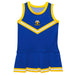 Morehead State Eagles Vive La Fete Game Day Blue Sleeveless Cheerleader Dress