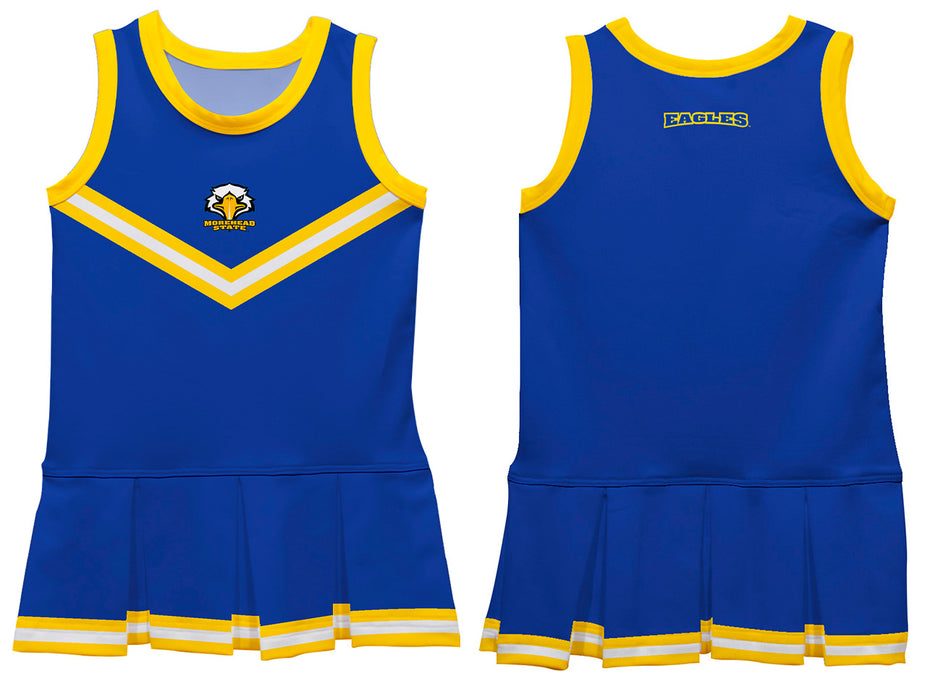 Morehead State Eagles Vive La Fete Game Day Blue Sleeveless Cheerleader Dress - Vive La Fête - Online Apparel Store