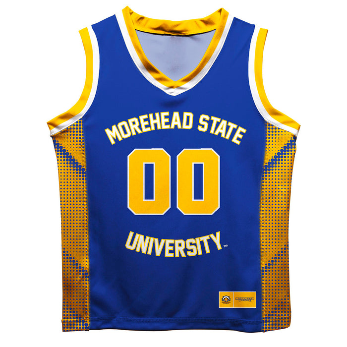Morehead State Eagles Vive La Fete Game Day Blue Boys Fashion Basketball Top