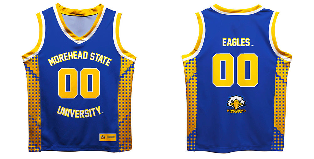 Morehead State Eagles Vive La Fete Game Day Blue Boys Fashion Basketball Top - Vive La Fête - Online Apparel Store