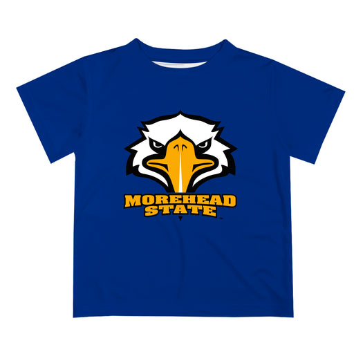 Morehead State Eagles Vive La Fete Boys Game Day V2 Blue Short Sleeve Tee Shirt