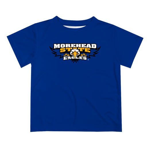 Morehead State Eagles Vive La Fete Boys Game Day V3 Blue Short Sleeve Tee Shirt