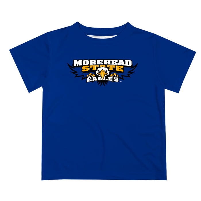 Morehead State Eagles Vive La Fete Boys Game Day V3 Blue Short Sleeve Tee Shirt