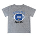 Morehead State Eagles Vive La Fete Football V2 Gray Short Sleeve Tee Shirt