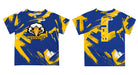 Morehead State Eagles Vive La Fete Boys Game Day Blue Short Sleeve Tee Paint Brush - Vive La Fête - Online Apparel Store