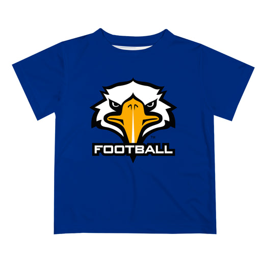 Morehead State Eagles Vive La Fete Football V1 Blue Short Sleeve Tee Shirt