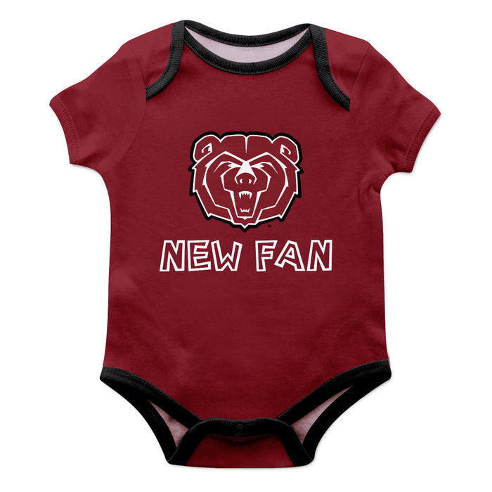 Missouri State Bears Vive La Fete Infant Game Day Maroon Short Sleeve Onesie New Fan Mascot Bodysuit - Vive La Fête - Online Apparel Store