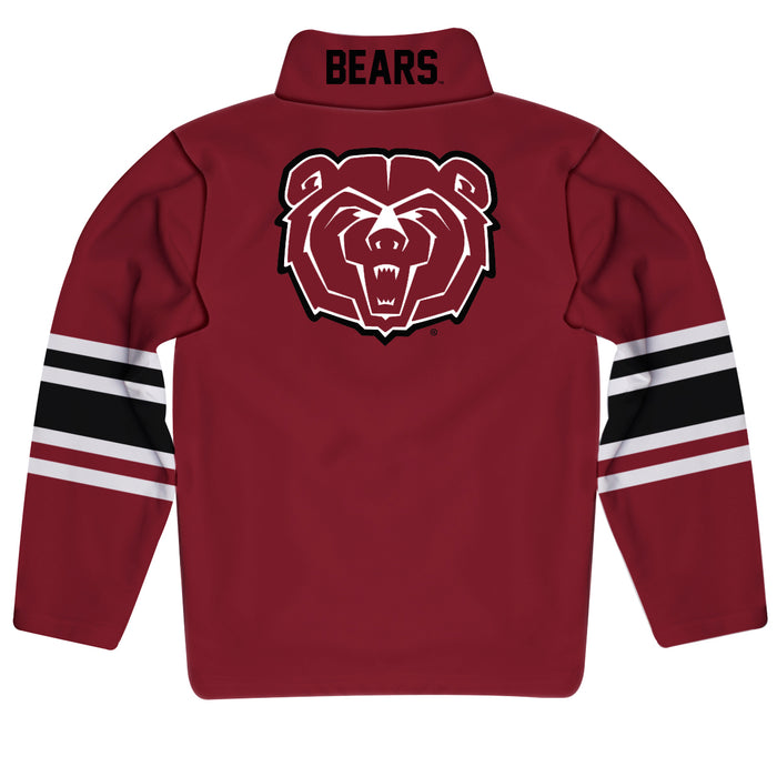 Missouri State Bears Vive La Fete Game Day Black Quarter Zip Pullover Stripes on Sleeves - Vive La Fête - Online Apparel Store