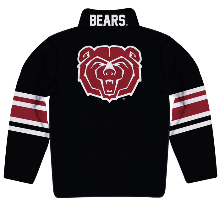 Missouri State Bears Vive La Fete Game Day Black Quarter Zip Pullover Stripes on Sleeves - Vive La Fête - Online Apparel Store
