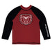 Missouri State Bears Vive La Fete Maroon and Black Long Sleeve Raglan Rashguard