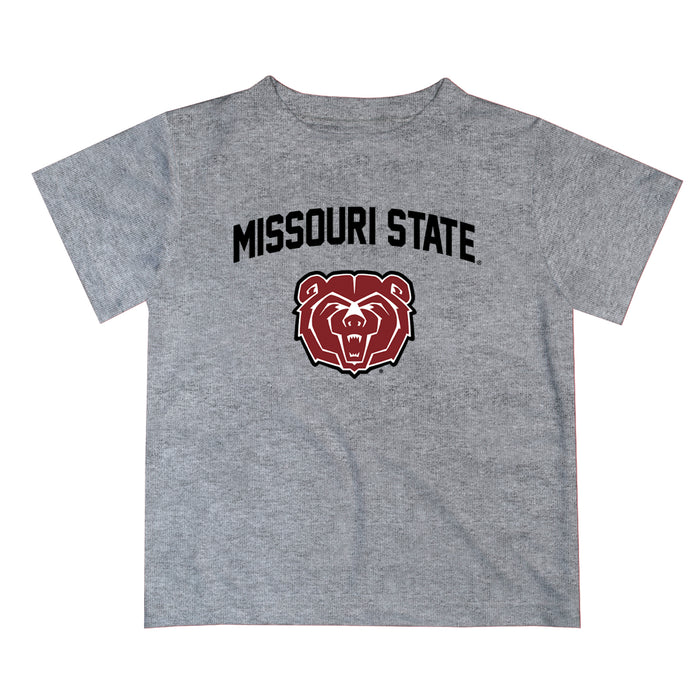 Missouri State Bears Vive La Fete Boys Game Day V2 Heather Gray Short Sleeve Tee Shirt
