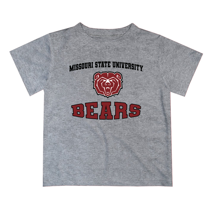 Missouri State Bears Vive La Fete Boys Game Day V3 Heather Gray Short Sleeve Tee Shirt