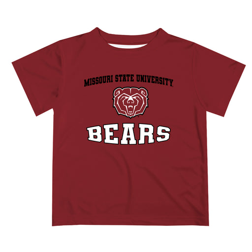 Missouri State Bears Vive La Fete Boys Game Day V3 Maroon Short Sleeve Tee Shirt