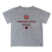 Missouri State Bears Vive La Fete Soccer V1 Heather Gray Short Sleeve Tee Shirt