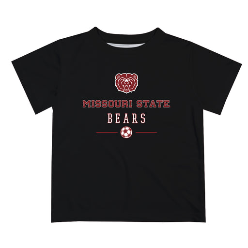 Missouri State Bears Vive La Fete Soccer V1 Black Short Sleeve Tee Shirt
