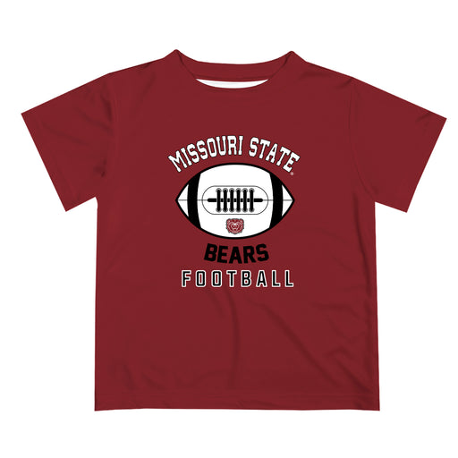 Missouri State Bears Vive La Fete Football V2 Maroon Short Sleeve Tee Shirt