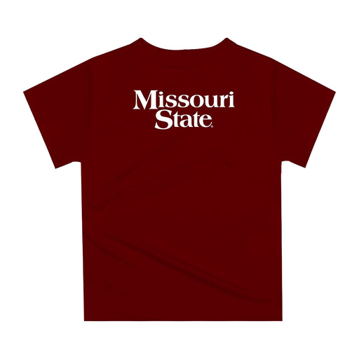 Missouri State Bears Original Dripping Football Helmet Maroon T-Shirt by Vive La Fete - Vive La Fête - Online Apparel Store