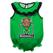 Marshall Thundering Herd MU Green Sleeveless Ruffle Onesie Logo Bodysuit by Vive La Fete
