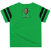 Marshall Thundering Herd MU Vive La Fete Boys Game Day Green Short Sleeve Tee with Stripes on Sleeves - Vive La Fête - Online Apparel Store