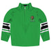 Marshall Thundering Herd MU Vive La Fete Game Day Green Quarter Zip Pullover Stripes on Sleeves - Vive La Fête - Online Apparel Store