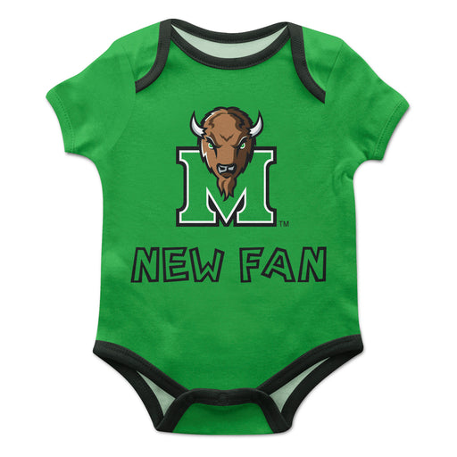 Marshall Thundering Herd MU Vive La Fete Infant Game Day Green Short Sleeve Onesie New Fan Mascot Bodysuit - Vive La Fête - Online Apparel Store