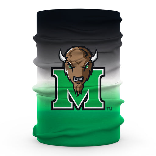 Marshall Thundering Herd MU Vive La Fete Degrade Logo Game Day Collegiate Face Cover Soft 4-Way Stretch Neck Gaiter - Vive La Fête - Online Apparel Store