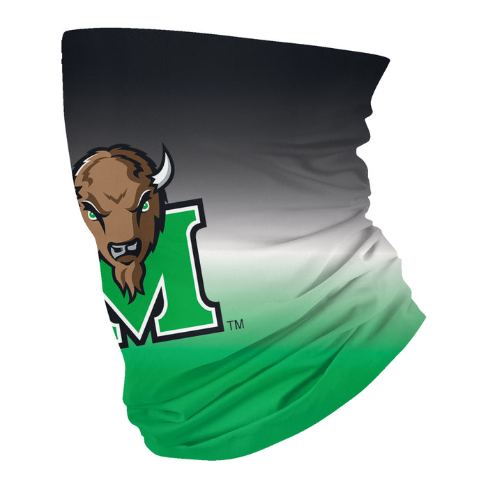 Marshall Thundering Herd MU Vive La Fete Degrade Logo Game Day Collegiate Face Cover Soft 4-Way Stretch Neck Gaiter - Vive La Fête - Online Apparel Store