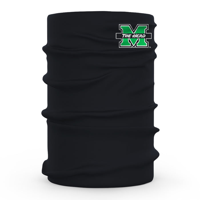 Marshall Thundering Herd MU Vive La Fete Black Game Day Collegiate Logo Face Cover Soft  Four Way Stretch Neck Gaiter - Vive La Fête - Online Apparel Store